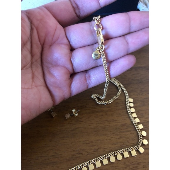 Madewell Mini Geochain Long Necklace - Picture 4 of 5